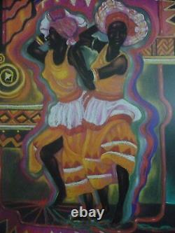 Lillian Morgan Lewis My Black Sisters Dance LE #207 African American Art