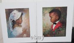 M. Rumi Sunday's Best Pair Of African American Girl And Boy Prints
