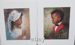M. Rumi Sunday's Best Pair Of African American Girl And Boy Prints