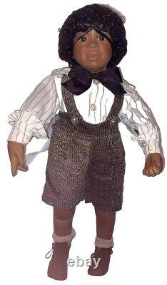 Mary Van Osdell African American Doll Young Man Boy Walter 24 Signed Ltd Ed