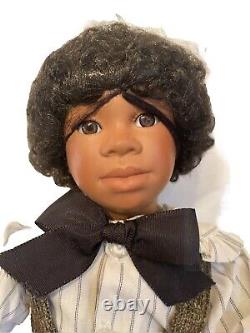 Mary Van Osdell African American Doll Young Man Boy Walter 24 Signed Ltd Ed