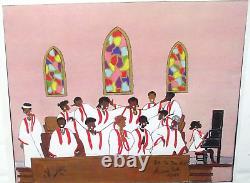 Maurice Cook Joy To The World Signed Limiited Edition African American Print