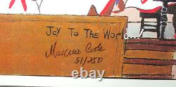Maurice Cook Joy To The World Signed Limiited Edition African American Print
