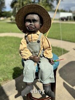 Maynard Arnett's Country Store African American Primitive Doll Jed 104/500 VTG