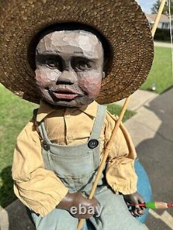 Maynard Arnett's Country Store African American Primitive Doll Jed 104/500 VTG