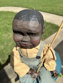 Maynard Arnett's Country Store African American Primitive Doll Jed 104/500 VTG