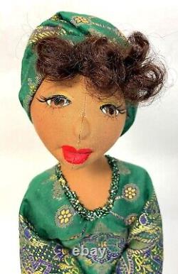 (NEW)? Imani? #Blackdoll handmade ooak cloth doll