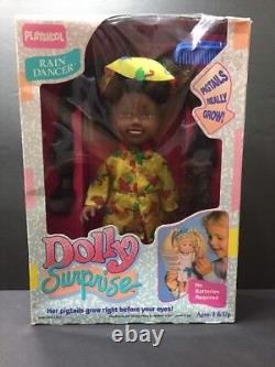 NIB Vintage Playskool Dolly Surprise Rain Dancer African American Ethnic Doll