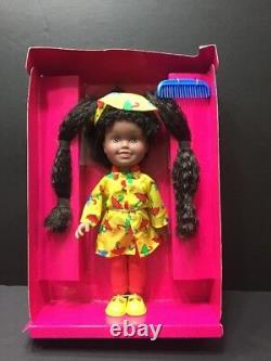 NIB Vintage Playskool Dolly Surprise Rain Dancer African American Ethnic Doll