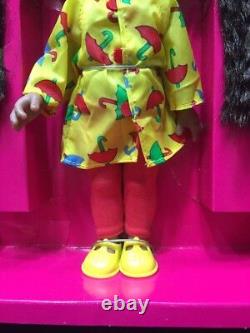 NIB Vintage Playskool Dolly Surprise Rain Dancer African American Ethnic Doll