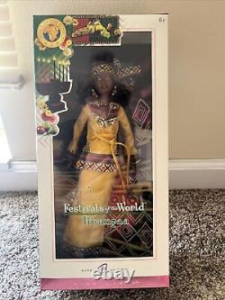 Nib Festivals Of The World Kwanzaa African American Aa Barbie Doll 2006