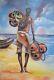 Original African Heritage Painting Calm Waters