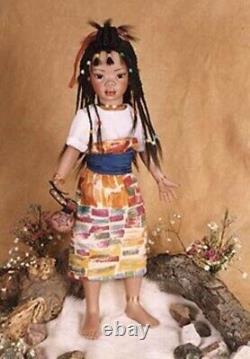 Porcelain Doll Kit KOUMBA from vintage doll mold Philippe Faraut PCF Studio