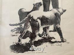 RARE Vintage BLACK PANTHER African American FREE HUEY Poster, MOSLEY 1969