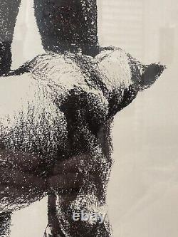 RARE Vintage BLACK PANTHER African American FREE HUEY Poster, MOSLEY 1969