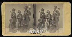 Rare African American Boys 1800s Georgia Stereoview Photo Black Occupational 3d