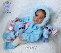 Reborn Toddler Baby Doll ETHNIC. Baby Juna. Sheila Michael. Authentic