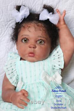 Reborn Toddler Baby Doll ETHNIC. Baby Juna. Sheila Michael. Authentic