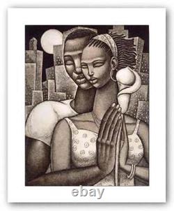 Rhapsody by Keith Mallett African-American Signed and Numbered Etching 10x8