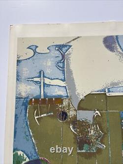 Romare Bearden Screenprint Large 40 Noahs Ark African American Black Artist