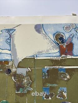 Romare Bearden Screenprint Large 40 Noahs Ark African American Black Artist