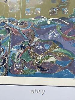 Romare Bearden Screenprint Large 40 Noahs Ark African American Black Artist