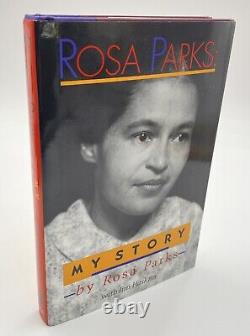 Rosa Parks My Story Signed Hardcover First Edition 1992 New Autographed HCDJ