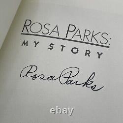 Rosa Parks My Story Signed Hardcover First Edition 1992 New Autographed HCDJ