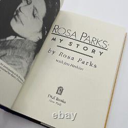 Rosa Parks My Story Signed Hardcover First Edition 1992 New Autographed HCDJ