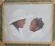 Ruby Carter Mother & Daughter African American Giclee On Canvas Painting Kw13