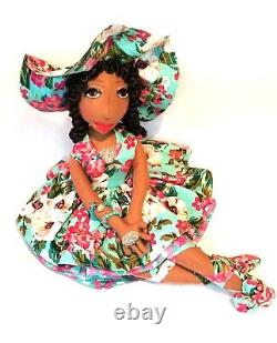 SALE? 2023? Floral? Print 12''? #African #American #Dolls Angelica