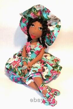 SALE? 2023? Floral? Print 12''? #African #American #Dolls Angelica