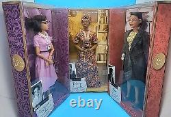 Set of 3 Barbie Inspiring Women Series Rosa Parks Maya Angelou KatherineJohnson