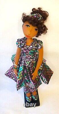 #Sparkle? #Blackdoll handmade ooak cloth doll