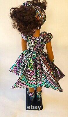 #Sparkle? #Blackdoll handmade ooak cloth doll