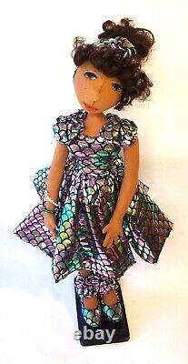 #Sparkle? #Blackdoll handmade ooak cloth doll