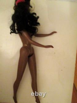 Sunsational Malibu black Christie Mattel Barbie Doll 1981 7745 Nude`80s new nose