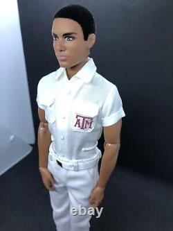 Texas A&M University Ken Barbie Doll Yell Leader Cheerleader African American