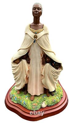 The Comforter Thomas Blackshear Ebony Visions African American Angel Statue 14