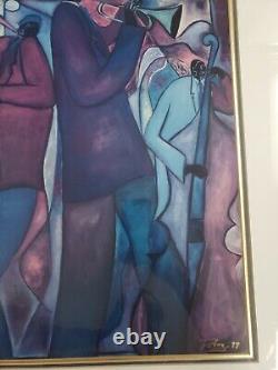 The Entertainers Marvin Posey African American Art Framed 31x27. 270/450