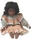 Usa Artist Lovely Black Doll 18 Miche Marilyn Klosko Signed 1991 Porcelain New