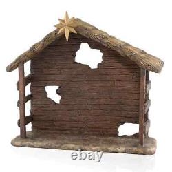 Unto Us a Child is Born African American Nativity Scene/Set (6 Pieces)