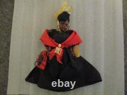 VINTAGE AFRICAN VOODOO QUEEN DOLL With SKELETON + SPIDER PURSE VERY GOOD COND