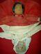 Very Rare Early 1904, Hand Painted, Babyland Rag, Topsy Turvy Orig. Cloth Doll