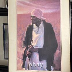 Vintage 1984 AFRICAN AMERICAN WOMAN Limited Edition Print