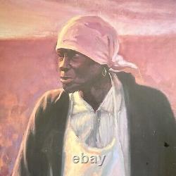 Vintage 1984 AFRICAN AMERICAN WOMAN Limited Edition Print