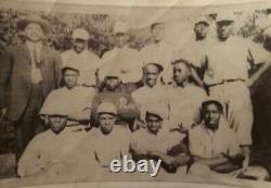 Vintage African American Baseball Team Negro League Black History Uniform Photo