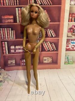 Vintage Barbie Clone African-American Black 11.5 Doll Hong Kong Import VHTF