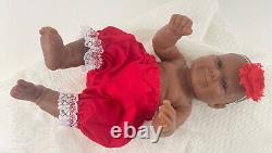 Vintage Berenguer La Newborn Moments Baby Doll Ethnic A/A Soft Full Vinyl Girl