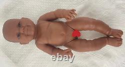 Vintage Berenguer La Newborn Moments Baby Doll Ethnic A/A Soft Full Vinyl Girl